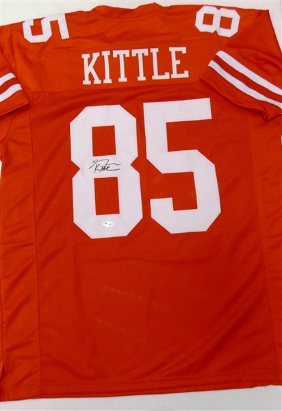 George Kittle Autographed Custom Jersey