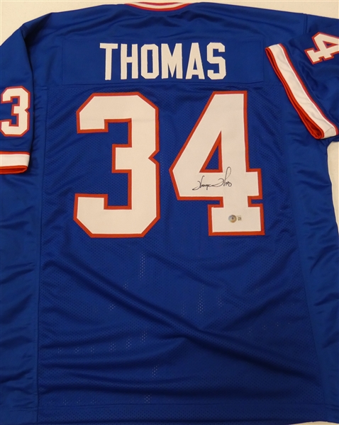 Thurman Thomas Autographed Custom Jersey