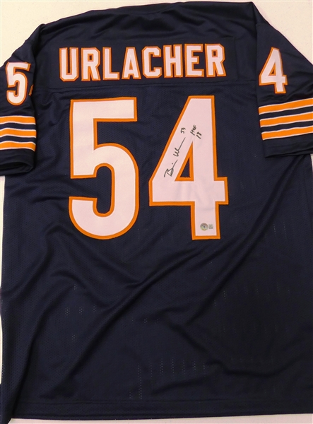 Brian Urlacher Autographed Custom Jersey