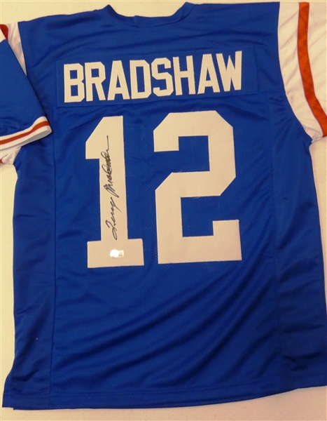 Terry Bradshaw Autographed Custom Jersey
