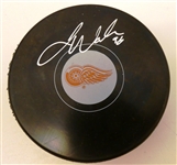 Jake Walman Autographed Red Wings Puck
