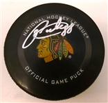 Patrick Kane Autographed Blackhawks Puck