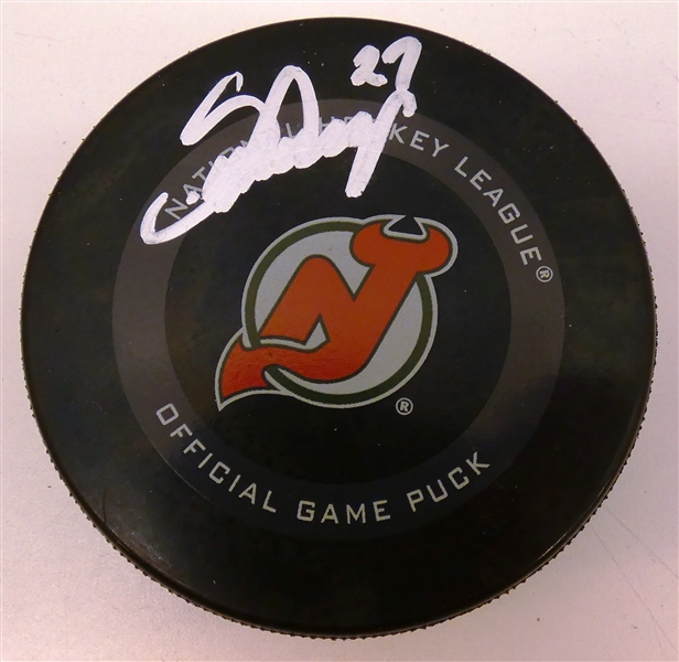 Scott Niedermayer Autographed Devils Puck