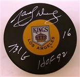 Marcel Dionne Autographed Kings Puck