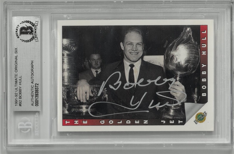 Bobby Hull Autographed 1991 Ultimate