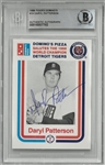 Daryl Patterson Autographed 1988 Dominos