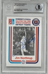 Jim Northrup Autographed 1988 Dominos