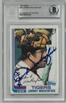 Johnny Wockenfuss Autographed 1982 Topps