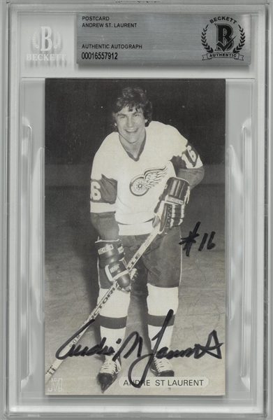 Andre St. Laurent Autographed Postcard