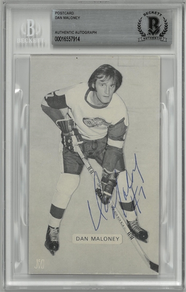 Dan Maloney Autographed Postcard
