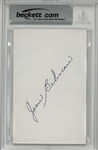 Jean Beliveau Autographed Postcard
