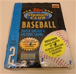 1993 Topps Stadium Club Baseball Wax Box Series 2