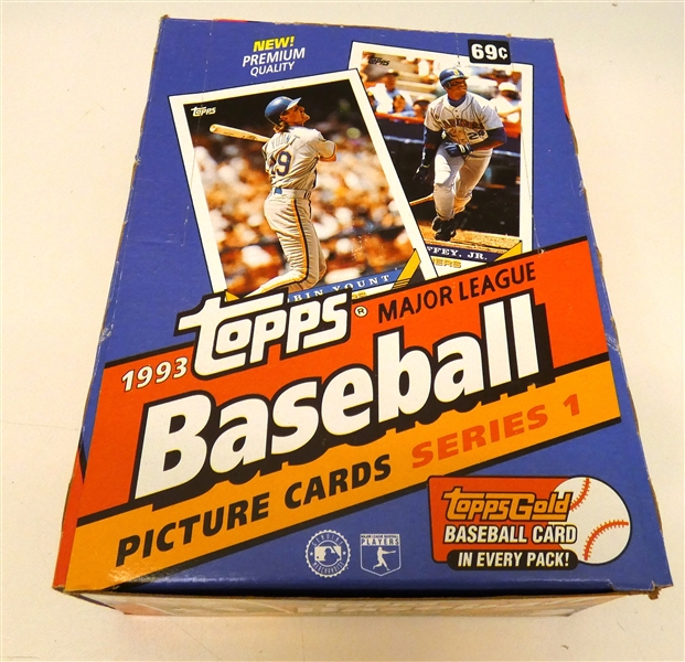 1993 Topps Baseball Series 1 Wax Box