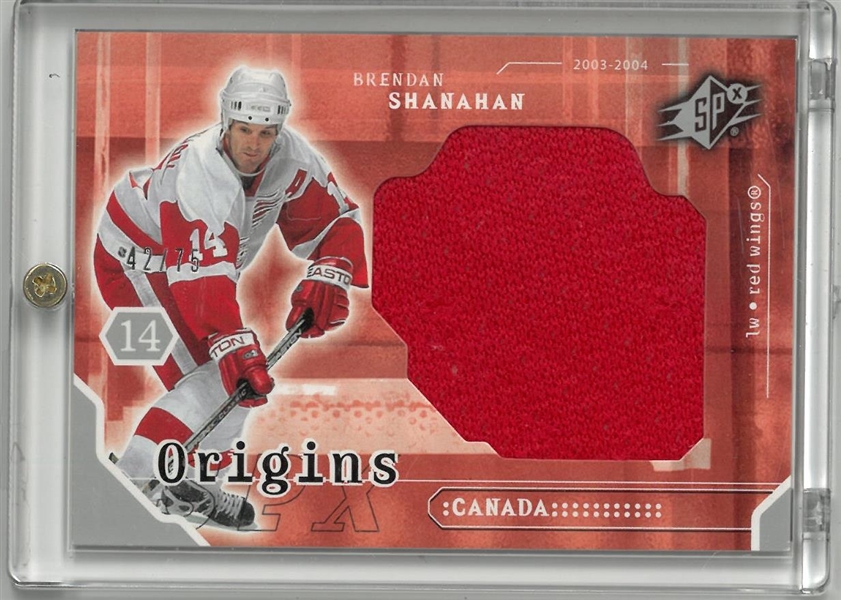 Brendan Shanahan Upper Deck Jersey Card