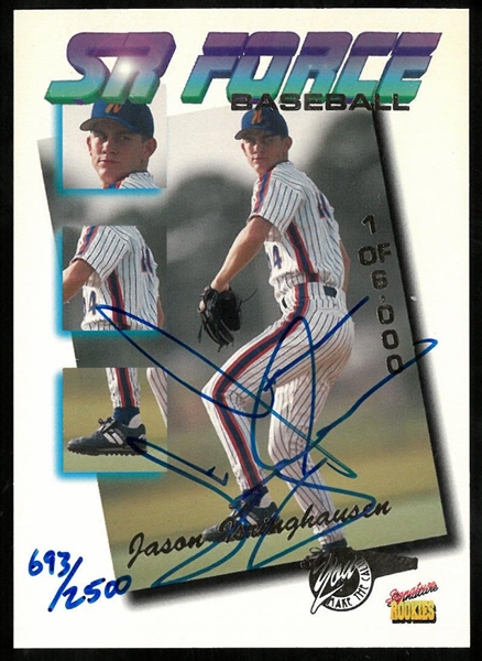 Jason Isringhausen Autographed Rookie Card