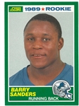 Barry Sanders 1989 Score Rookie Card