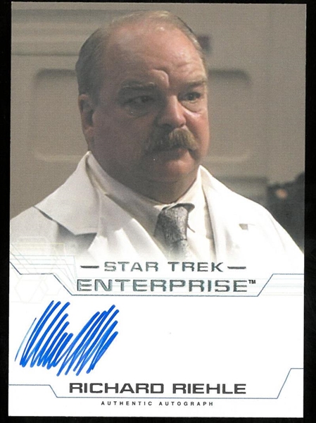 Richard Riehle Autographed Card