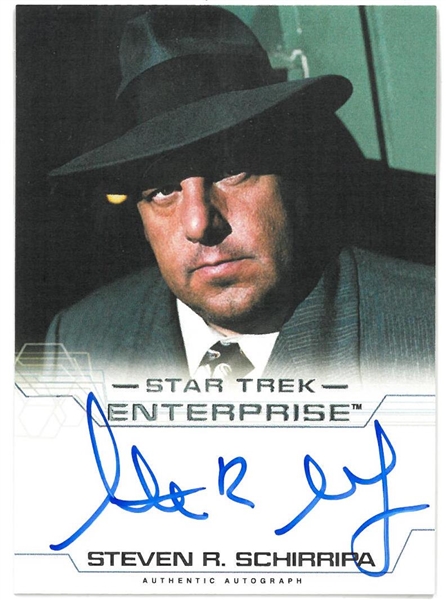 Steven Schirripa Autographed Card