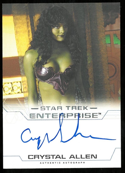 Crystal Allen Autographed Card