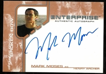 Mark Moses Autographed Card
