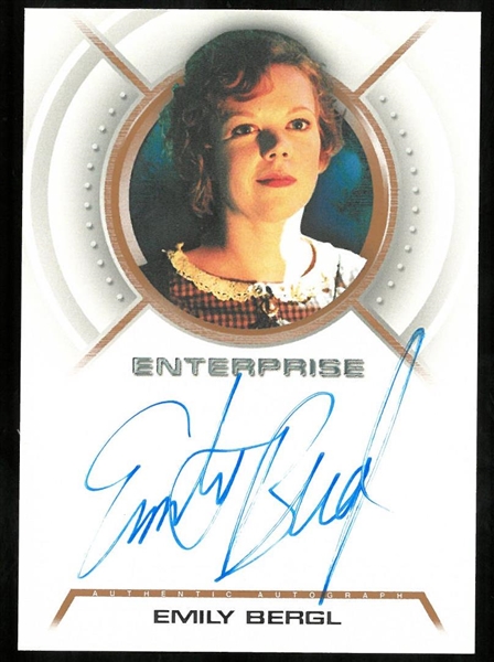 Emily Bergl Autographed Card
