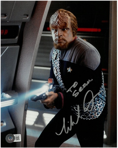 Michael Dorn Autographed 8x10