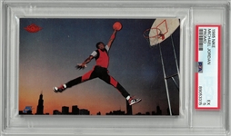 Michael Jordan 1985 Nike PSA 5 Rookie Promo Card