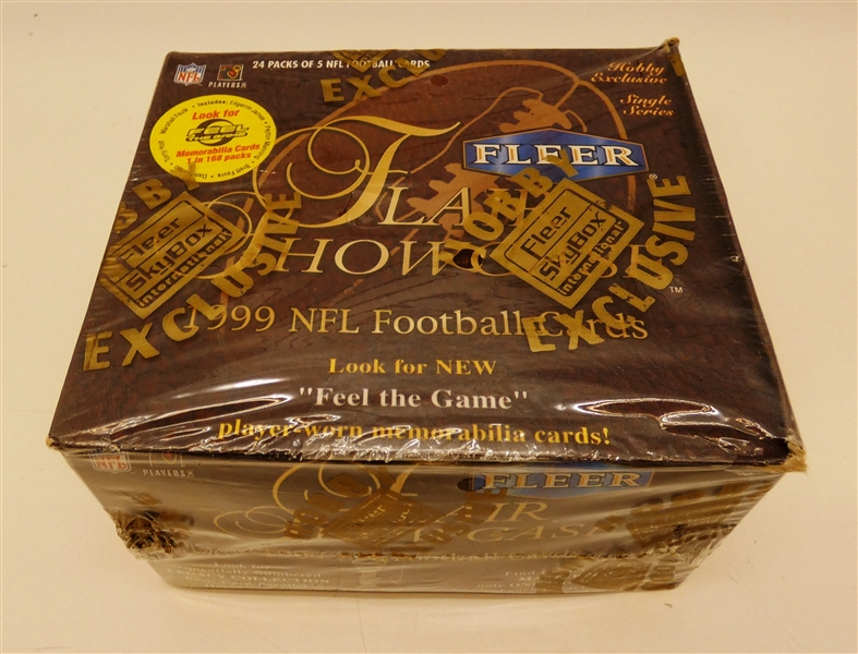 1999 Fleer Flair Showcase Football Hobby Box