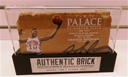 Dennis Rodman Autographed Palace of Auburn Hills Brick