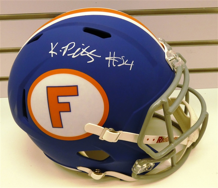 Kyle Pitts Autographed Florida Full Size Replica Helmet