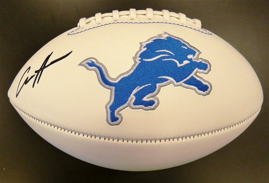 Aidan Hutchinson Autographed Detroit Lions Football
