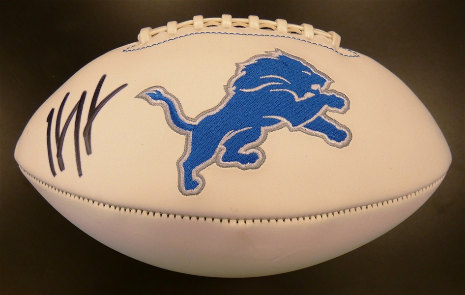 Hendon Hooker Autographed Detroit Lions Football