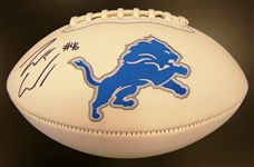 Jack Campbell Autographed Detroit Lions Football