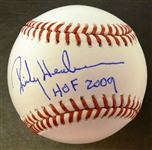 Rickey Henderson Autographed Baseball