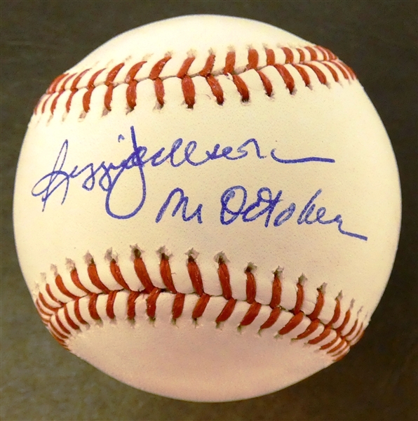 Reggie Jackson Autographed Baseball w Mr. October