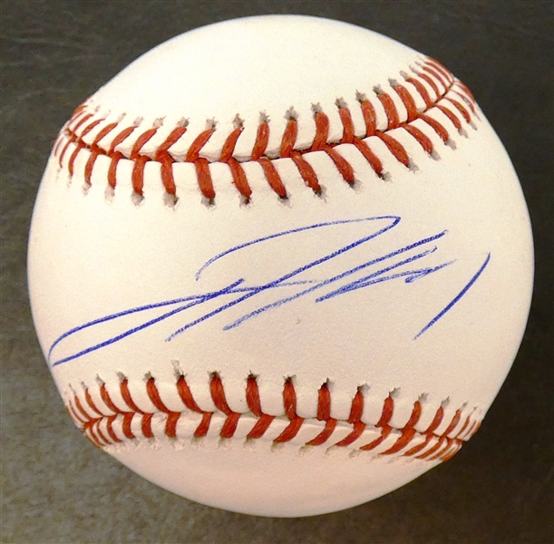 Jackson Holliday Autographed Baseball