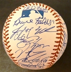 2003 Detroit Tigers Team Signed Baseball (119 Losses)