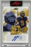 J.J. McCarthy Autographed 2023 Leaf Card