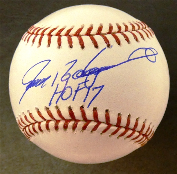 Ivan Rodriguez Autographed Baseball