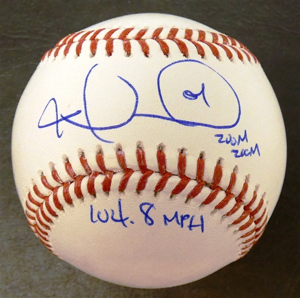 Joel Zumaya Autographed Baseball