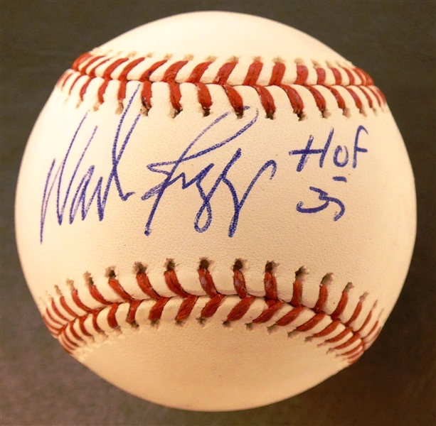 Wade Boggs Autographed Baseball