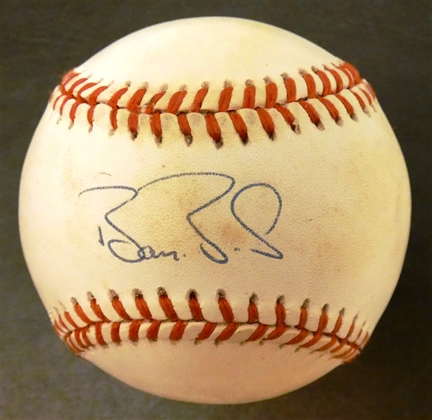 Barry Bonds Autographed Baseball
