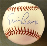 Ernie Banks Autographed Baseball