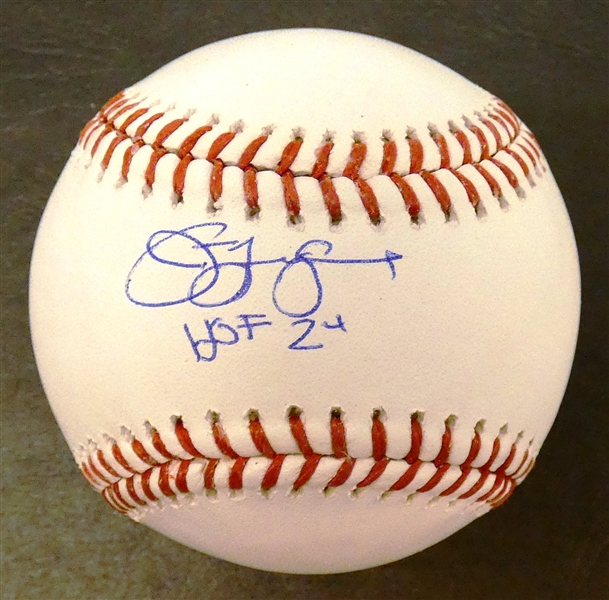 Jim Leyland Autographed Baseball w HOF