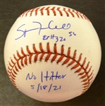 Spencer Turnbull Autographed No Hitter Baseball