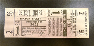 Al Kaline Final Hit (3,007) Ticket