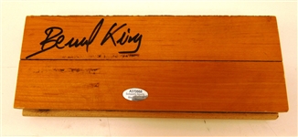 Bernard King Autographed Wood Floor Piece