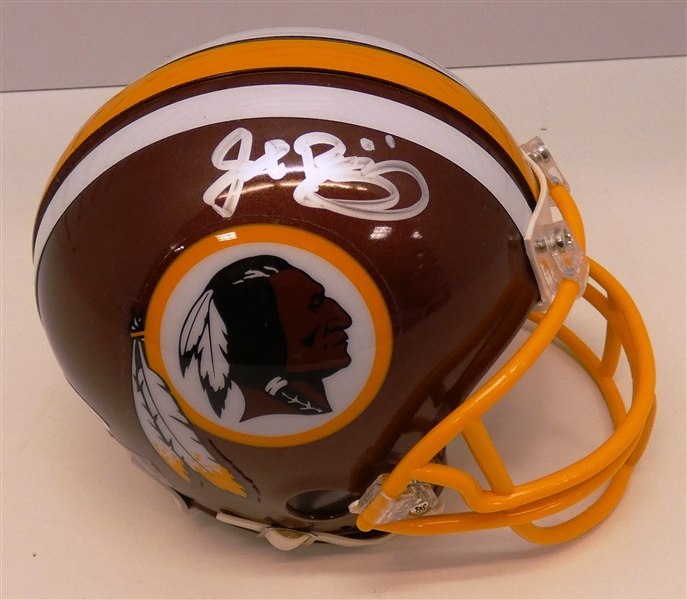 John Riggins Autographed Redskins Mini Helmet