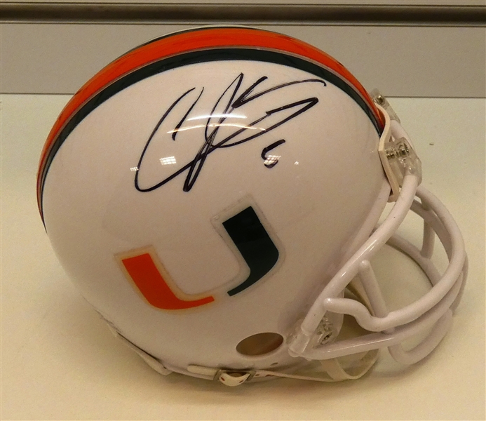 Andre Johnson Autographed Miami Mini Helmet