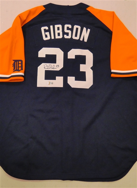 Kirk Gibson Autographed Tigers Nike Jersey